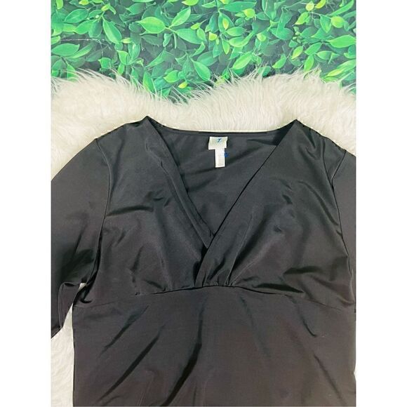 H&M black long sleeve body suit XL - Picture 11 of 12